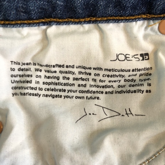 Joe's Jeans The Icon Ankle Jeans Delana Embroidered Patchwork Slim Blue Size W29 - Picture 10 of 12
